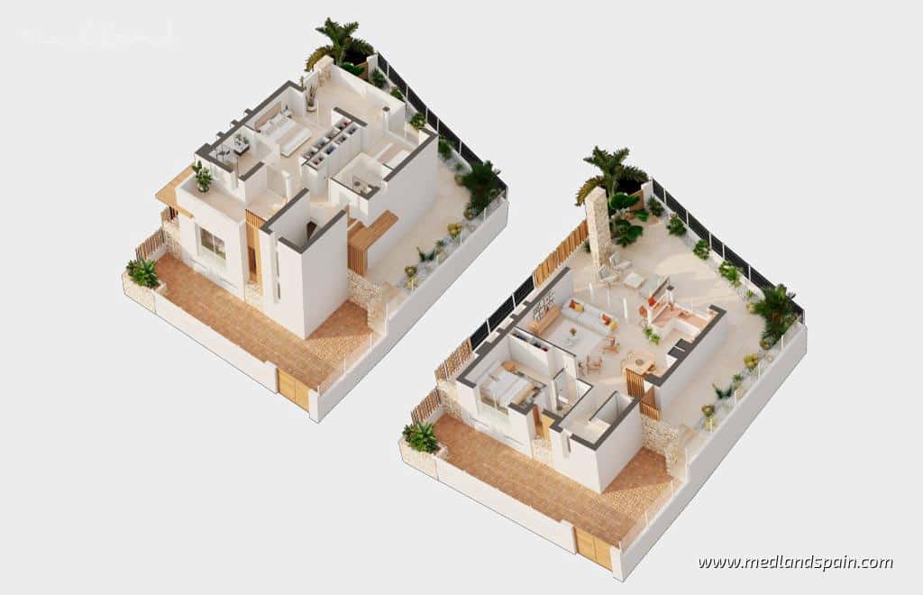3 Zimmer Villa zu verkaufen in San Juan de los Terreros mit Pool Garage - 555.900 € (Ref: 9264311)