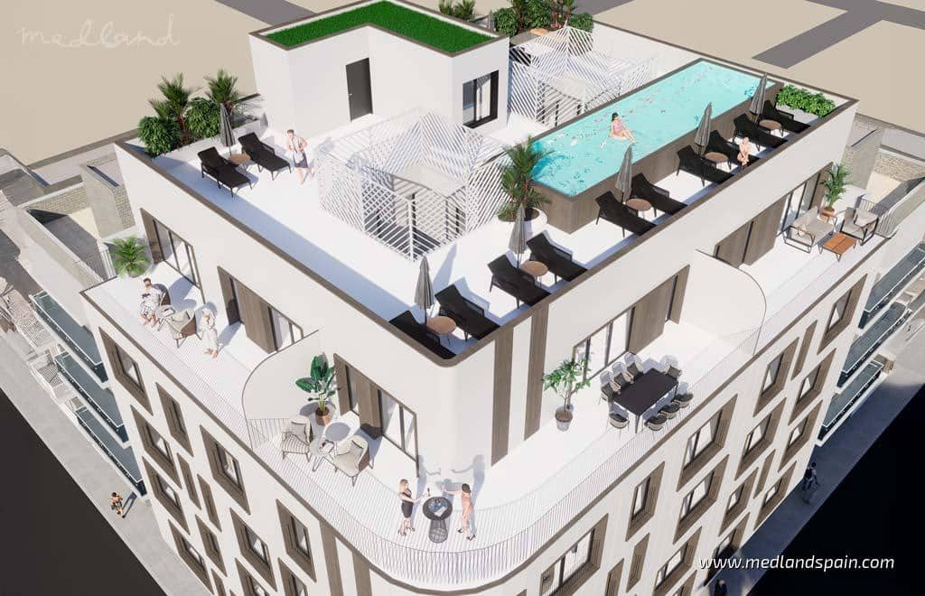 3 soveværelse Lejlighed til salg i Torrevieja med swimmingpool - € 410.000 (Ref: 9308456)