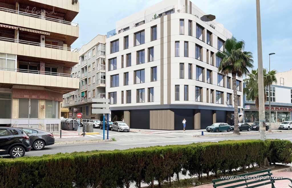 1 soveværelse Lejlighed til salg i Torrevieja med swimmingpool - € 175.000 (Ref: 9308457)