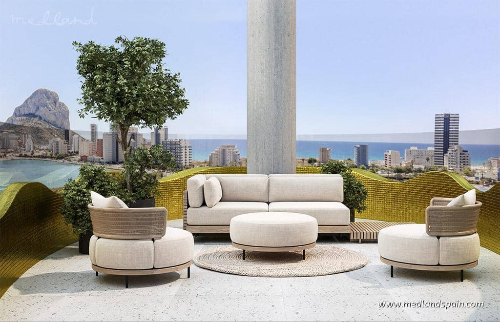 3 sovrum Lägenhet till salu i Calpe / Calp med pool garage - 625 000 € (Ref: 9330543)