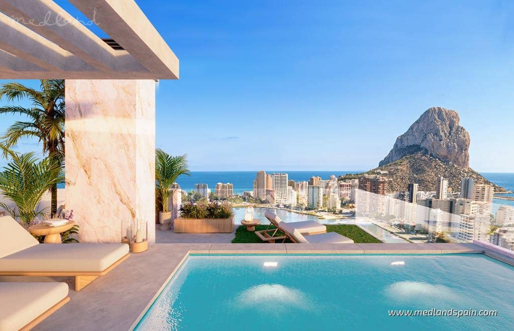 3 makuuhuone Huoneisto myytävänä paikassa Calpe / Calp mukana uima-altaan 
autotalli - 1 100 000 € (Ref: 9334781)