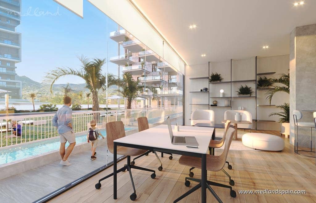 3 makuuhuone Huoneisto myytävänä paikassa Calpe / Calp mukana uima-altaan 
autotalli - 440 000 € (Ref: 9334782)