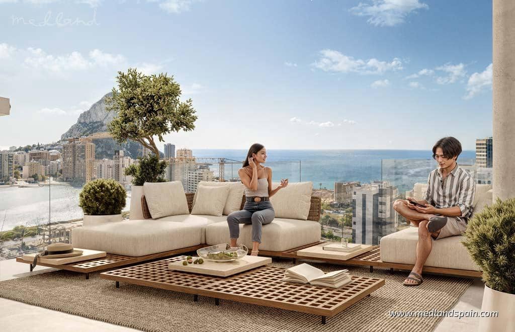 3 quarto Apartamento para venda em Calpe / Calp com piscina garagem - 480 000 € (Ref: 9334782)