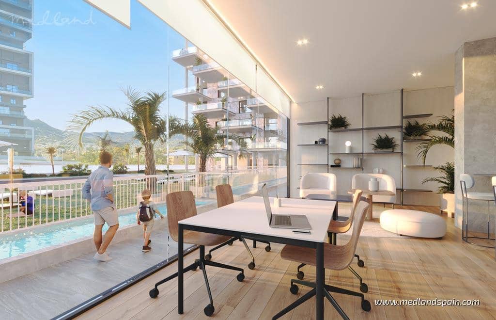 3 quarto Apartamento para venda em Calpe / Calp com piscina garagem - 480 000 € (Ref: 9334782)
