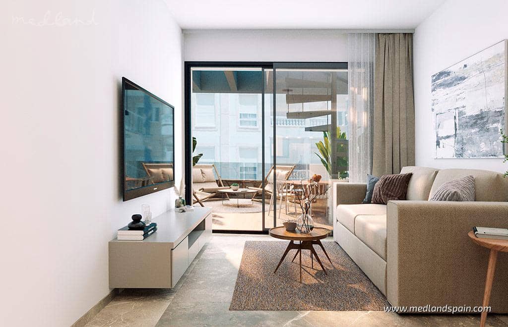 2 Zimmer Apartment zu verkaufen in Torrevieja mit Pool - 395.500 € (Ref: 9371920)