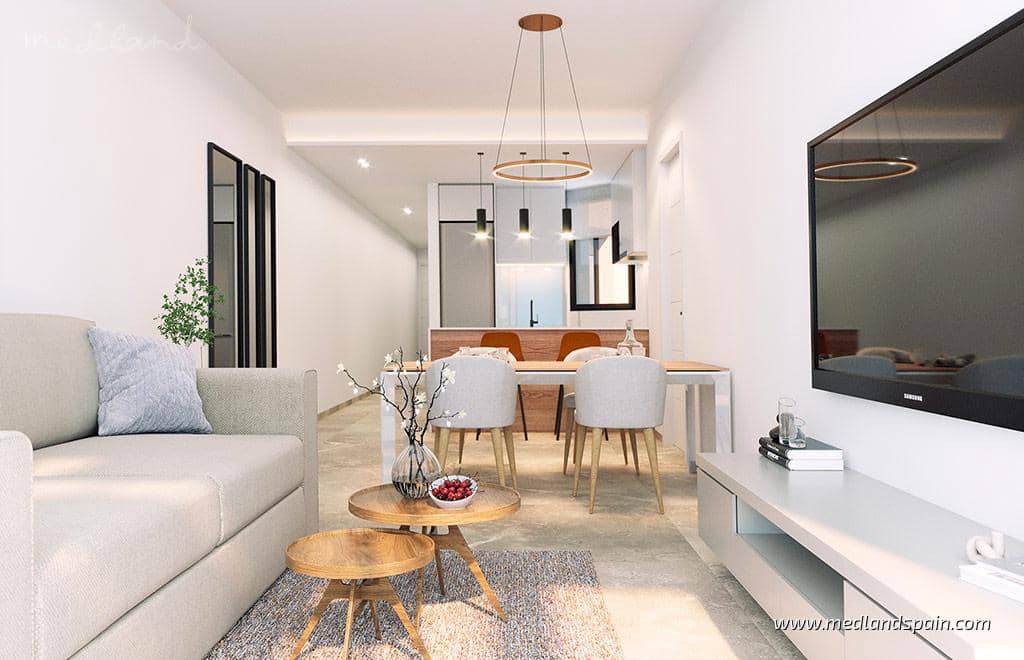 2 Zimmer Apartment zu verkaufen in Torrevieja mit Pool - 395.500 € (Ref: 9371920)