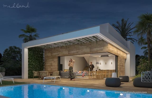 3 makuuhuone Huvila myytävänä paikassa Las Lomas de Rame - Bahía Bella, Los Alcázares mukana uima-altaan 
autotalli - 685 000 € (Ref: 9382508)