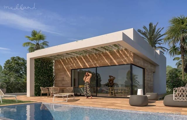 3 makuuhuone Huvila myytävänä paikassa Las Lomas de Rame - Bahía Bella, Los Alcázares mukana uima-altaan 
autotalli - 685 000 € (Ref: 9382508)