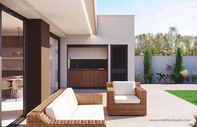 3 quarto Moradia para venda em Santiago de la Ribera, San Javier com piscina garagem - 615 000 € (Ref: 9382509)