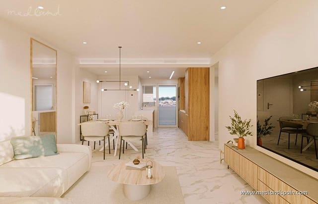 3 soveværelse Lejlighed til salg i Punta Prima, Torrevieja med swimmingpool garage - € 439.000 (Ref: 9387711)