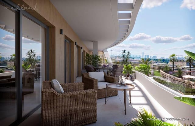 3 sypialnia Apartament na sprzedaż w Finestrat z basenem garażem - 470 000 € (Ref: 9410767)