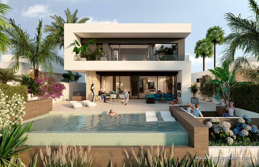 3 makuuhuone Huvila myytävänä paikassa Algorfa mukana uima-altaan 
autotalli - 1 450 000 € (Ref: 9415669)