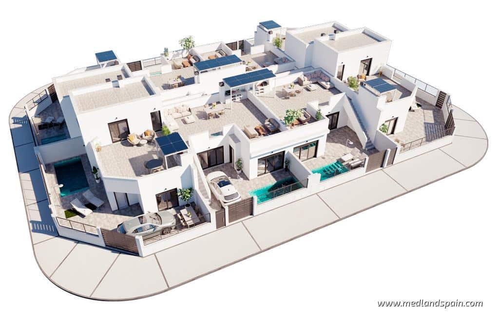 2 soverom Hus til salgs i Roldan med svømmebasseng - € 289 900 (Ref: 9439867)