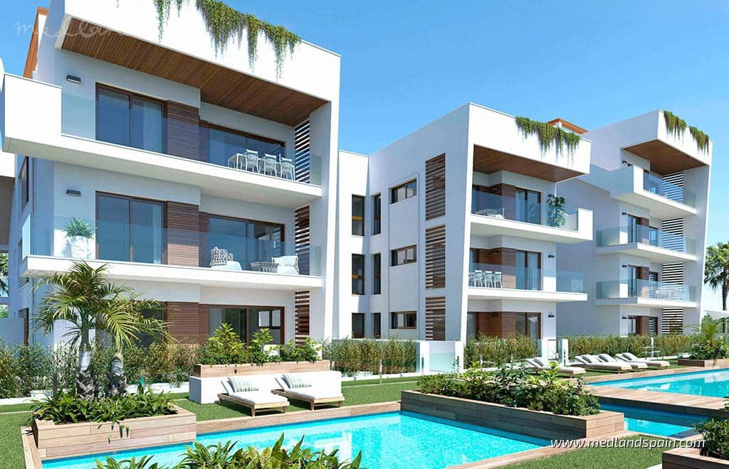 3 soveværelse Lejlighed til salg i Los Narejos med swimmingpool garage - € 399.000 (Ref: 9450377)