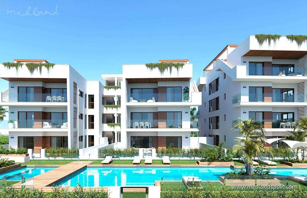 3 sypialnia Apartament na sprzedaż w Los Alcazares z basenem garażem - 399 000 € (Ref: 9450377)