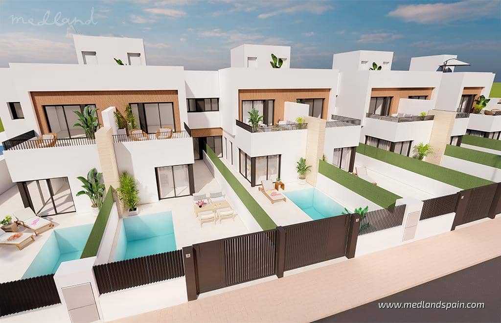 3 makuuhuone Omakotitalo myytävänä paikassa Santiago de la Ribera mukana uima-altaan 
autotalli - 369 000 € (Ref: 9450380)