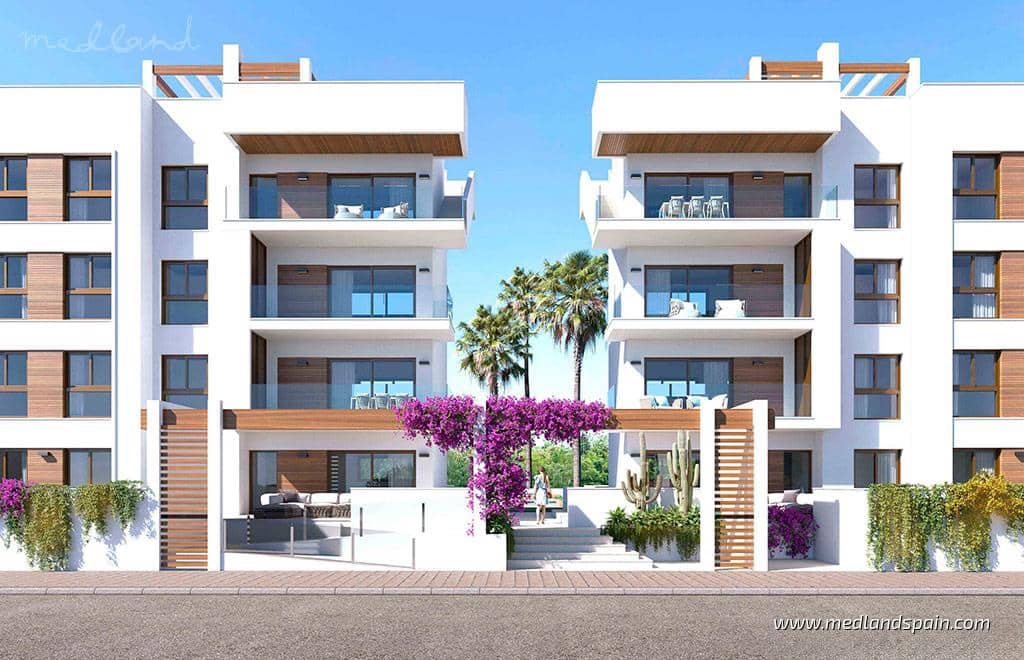 2 sypialnia Apartament na sprzedaż w Los Alcazares z basenem garażem - 329 000 € (Ref: 9450381)