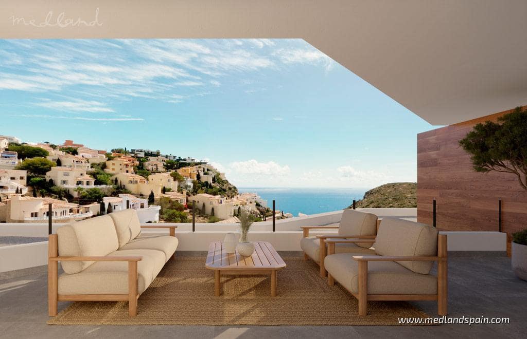 2 sovrum Lägenhet till salu i Cumbre del Sol med pool - 476 000 € (Ref: 9468280)