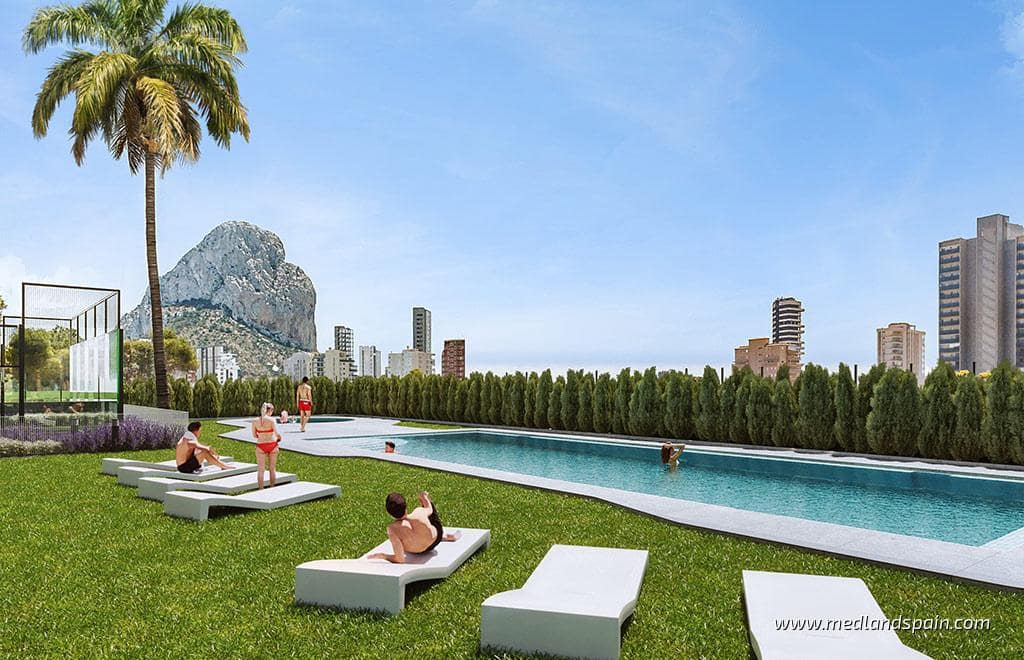 3 Zimmer Apartment zu verkaufen in Calpe / Calp mit Pool Garage - 650.000 € (Ref: 9502075)
