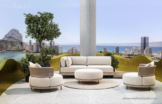 3 Zimmer Apartment zu verkaufen in Calpe / Calp mit Pool Garage - 650.000 € (Ref: 9502075)