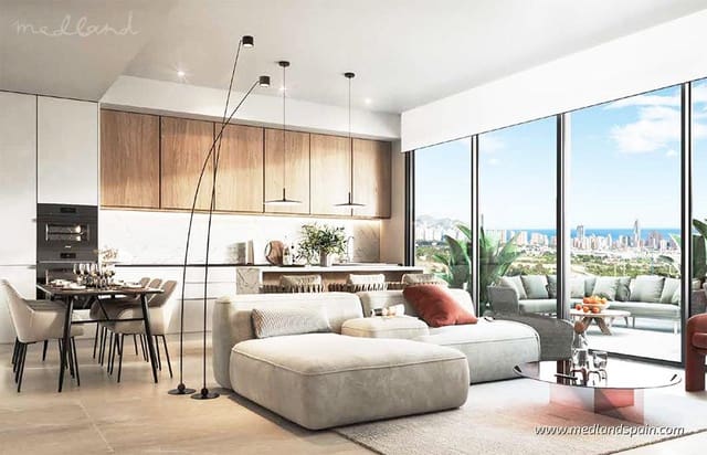 2 bedroom Apartment for sale in Finestrat with pool garage - € 580,000 (Ref: 9502077)