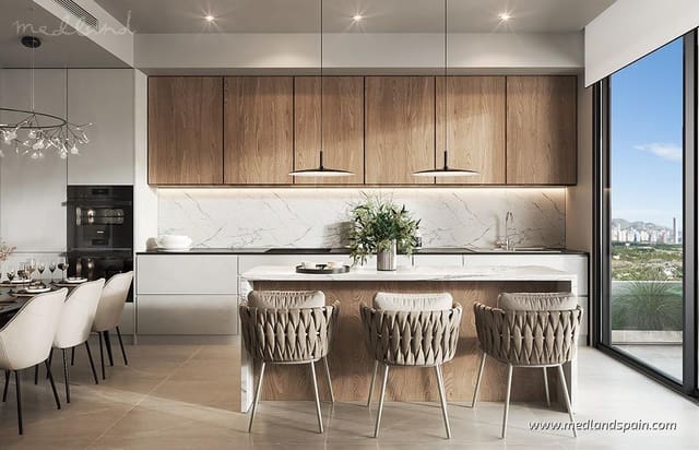 2 bedroom Apartment for sale in Finestrat with pool garage - € 580,000 (Ref: 9502077)