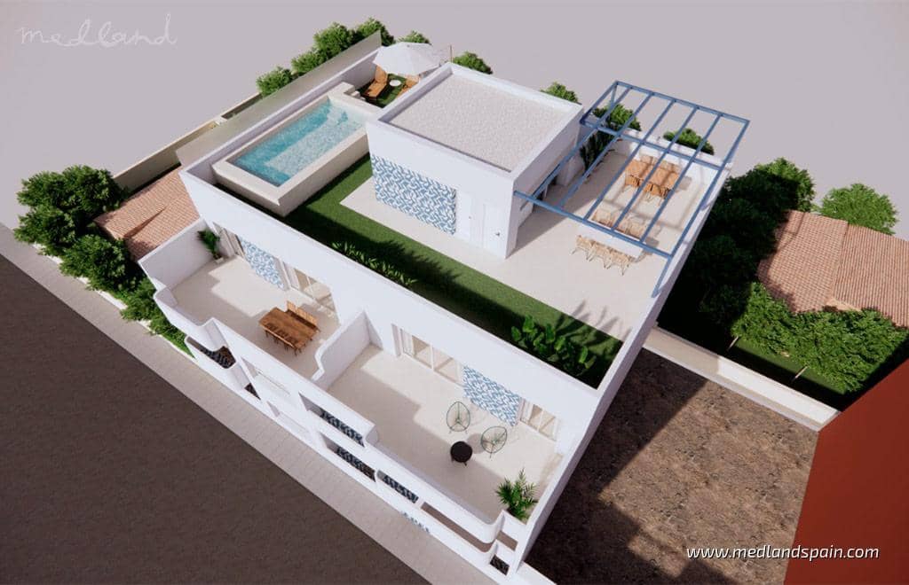 3 slaapkamer Appartement te koop in Torre de la Horadada met zwembad - € 378.900 (Ref: 9513531)