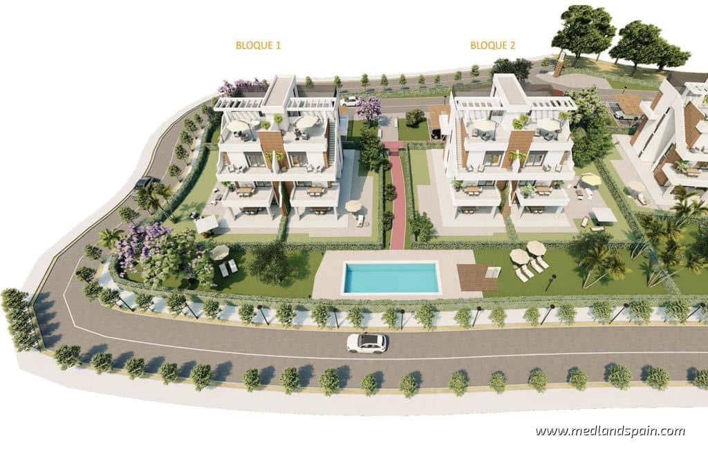 Apartamento de 2 habitaciones en Hacienda del Alamo en venta con piscina garaje - 244.900 € (Ref: 9524169)