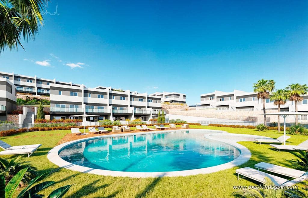 3 soveværelse Byhus til salg i Finestrat med swimmingpool garage - € 450.000 (Ref: 9535662)