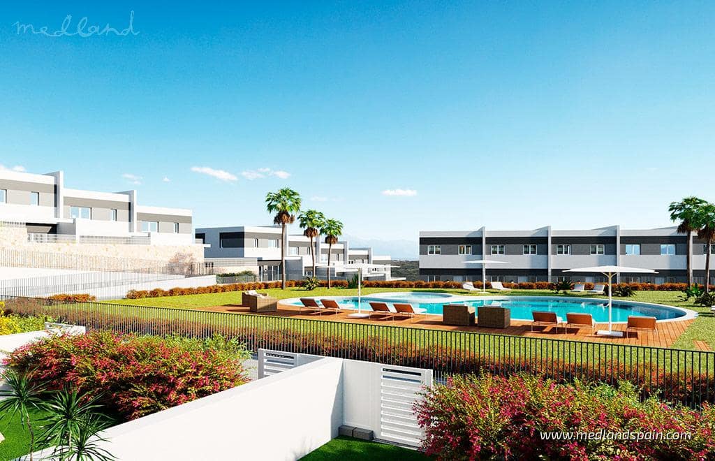 3 soveværelse Byhus til salg i Finestrat med swimmingpool garage - € 450.000 (Ref: 9535662)