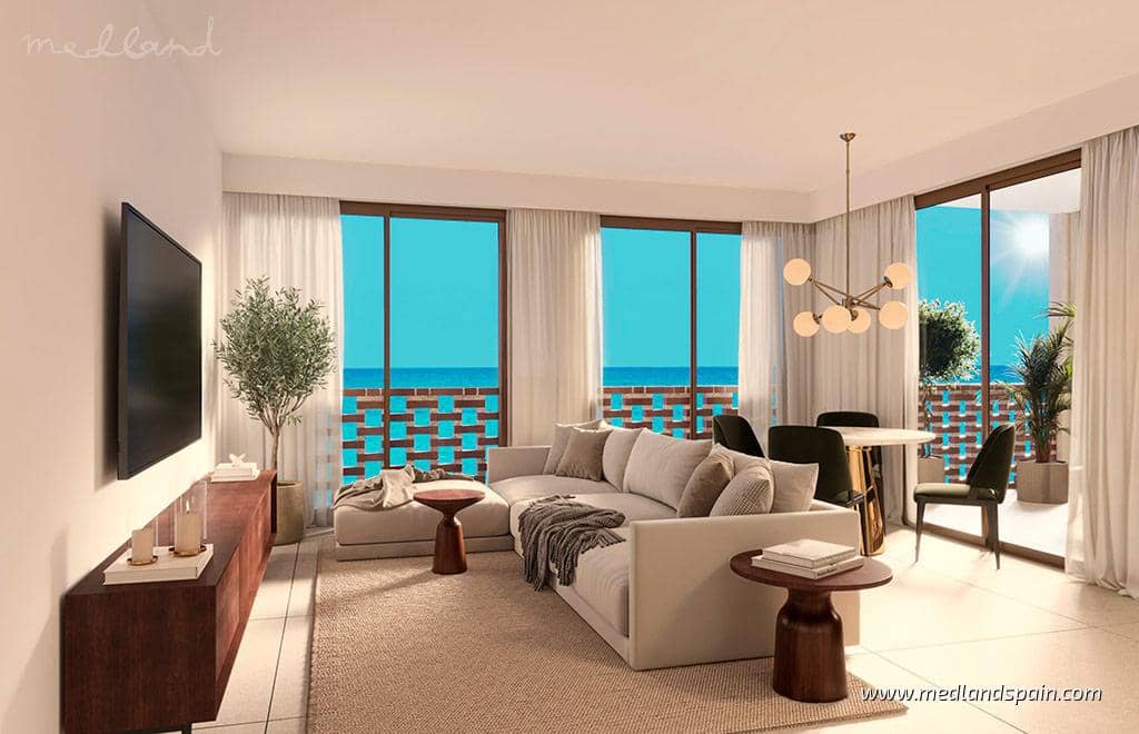 3 sypialnia Apartament na sprzedaż w La Villajoyosa / Vila Joiosa z basenem garażem - 500 000 € (Ref: 9555326)