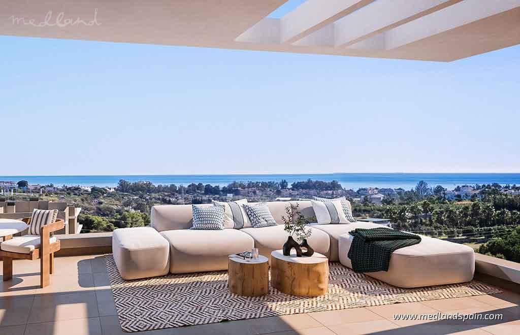 3 sypialnia Apartament na sprzedaż w Estepona z basenem garażem - 764 000 € (Ref: 9565020)