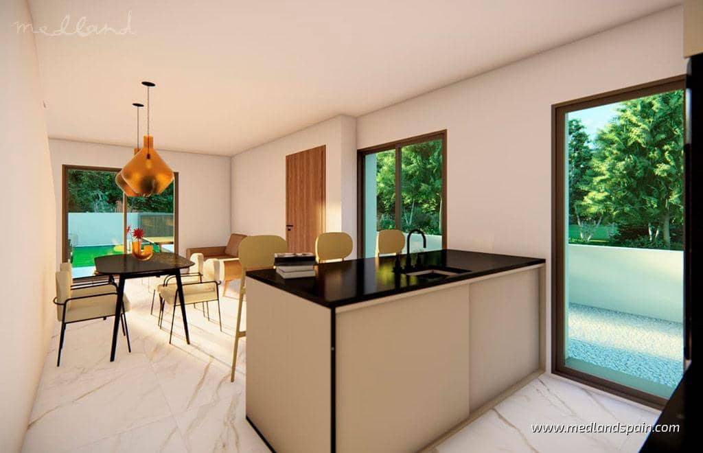 2 makuuhuone Omakotitalo myytävänä paikassa Daya Nueva mukana uima-altaan 
autotalli - 320 000 € (Ref: 9594845)