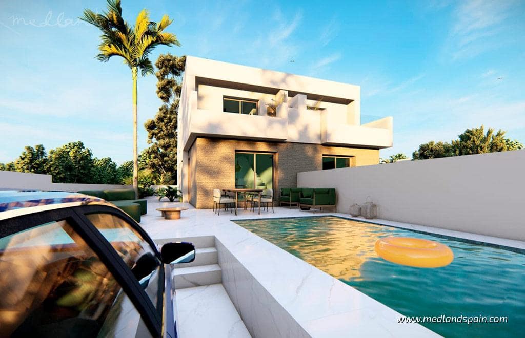 2 makuuhuone Omakotitalo myytävänä paikassa Daya Nueva mukana uima-altaan 
autotalli - 320 000 € (Ref: 9594845)