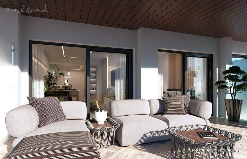 2 chambre Appartement à vendre à La Manga del Mar Menor avec piscine garage - 449 000 € (Ref: 9611388)