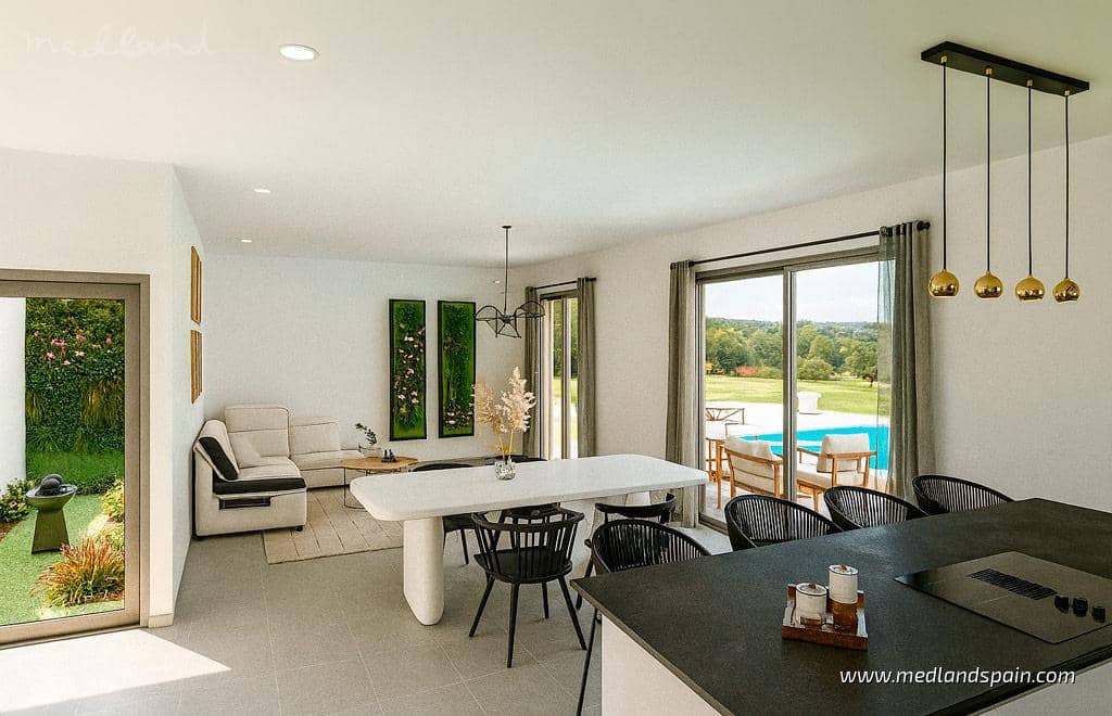 4 makuuhuone Huvila myytävänä paikassa Aspe mukana uima-altaan 
autotalli - 538 900 € (Ref: 9611397)