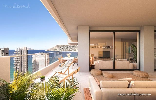 2 makuuhuone Huoneisto myytävänä paikassa Calpe / Calp mukana uima-altaan 
autotalli - 620 000 € (Ref: 9625455)