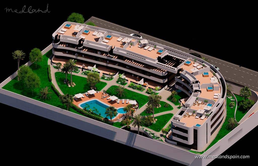 Apartamento de 2 habitaciones en Los Alcázares en venta con piscina garaje - 299.900 € (Ref: 9741694)