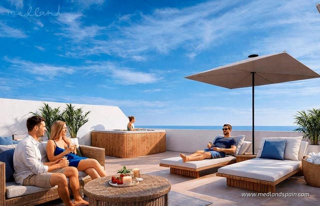 2 chambre Appartement à vendre à Las Lomas de Rame - Bahía Bella, Los Alcázares avec piscine garage - 359 900 € (Ref: 9741696)