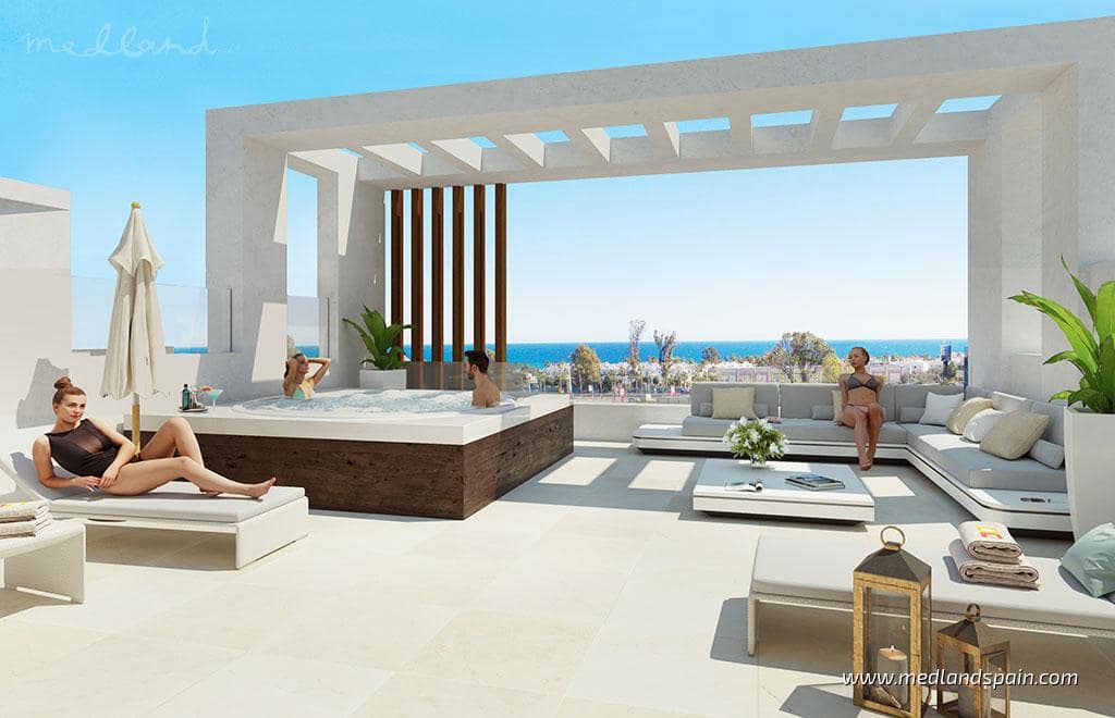 3 sypialnia Dom na sprzedaż w Mijas Costa z basenem garażem - 999 000 € (Ref: 9772968)