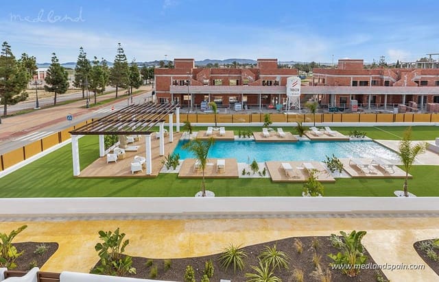 2 Zimmer Apartment zu verkaufen in Los Alcázares mit Pool Garage - 399.900 € (Ref: 9777817)