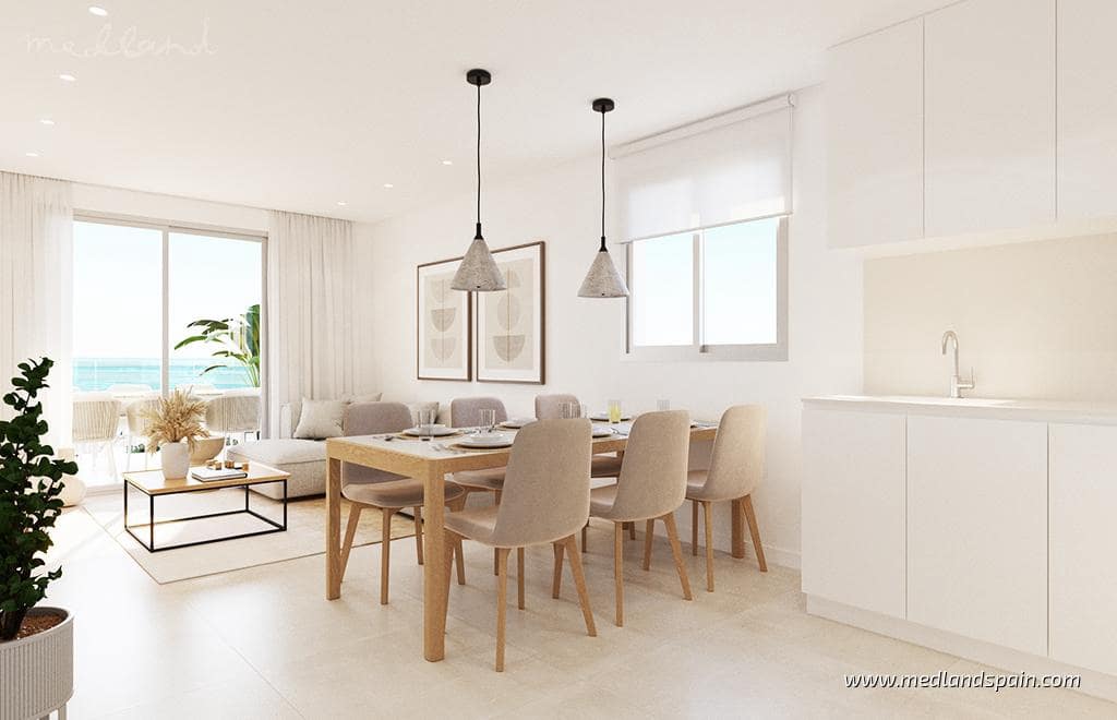 3 sypialnia Apartament na sprzedaż w Santa Pola z basenem garażem - 375 000 € (Ref: 9811509)