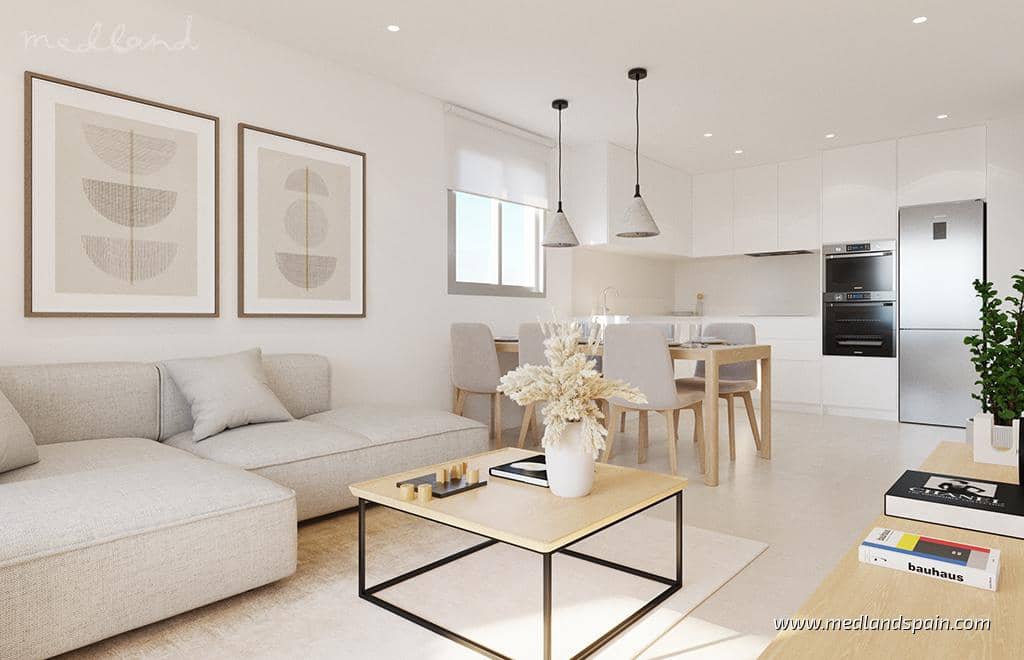 3 sypialnia Apartament na sprzedaż w Santa Pola z basenem garażem - 375 000 € (Ref: 9811509)