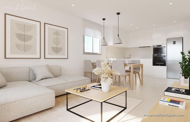 3 sypialnia Apartament na sprzedaż w Playa Tamarit - Playa Lissa, Santa Pola z basenem garażem - 375 000 € (Ref: 9811509)