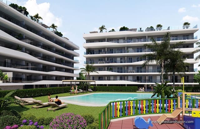 3 sypialnia Apartament na sprzedaż w Playa Tamarit - Playa Lissa, Santa Pola z basenem garażem - 375 000 € (Ref: 9811509)
