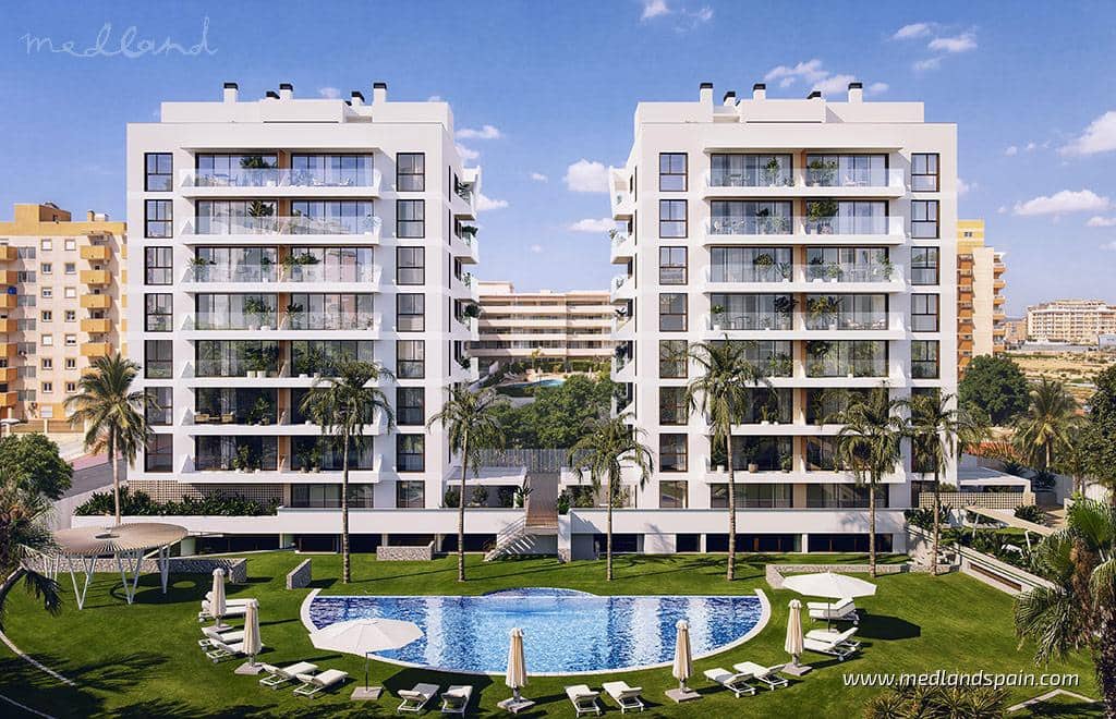 2 soveværelse Lejlighed til salg i Guardamar del Segura med swimmingpool garage - € 265.000 (Ref: 9825004)