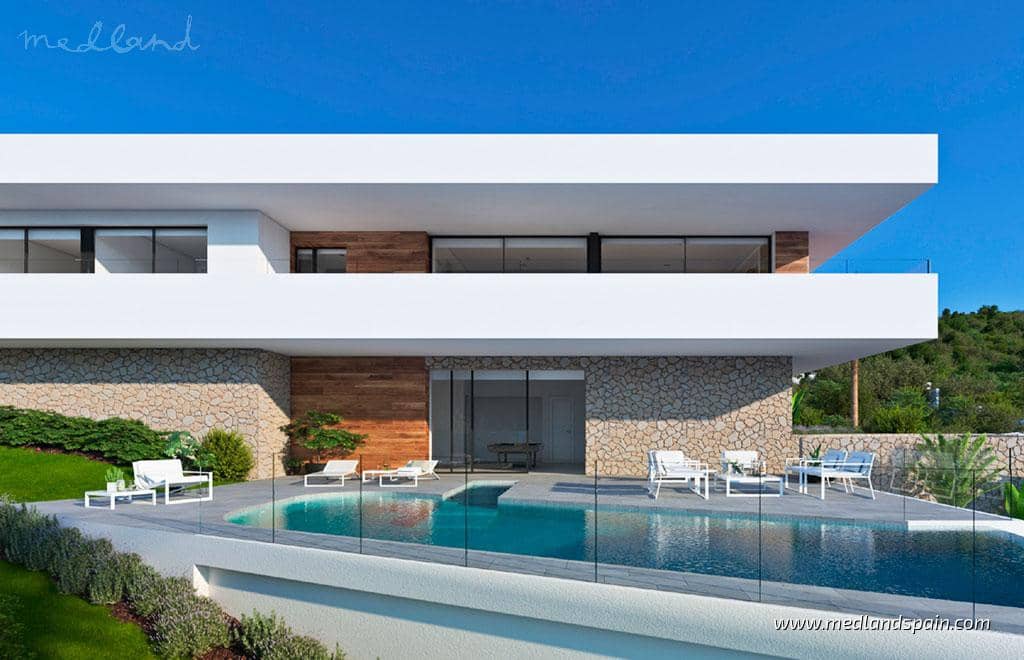 3 sypialnia Willa na sprzedaż w Cumbre del Sol z basenem garażem - 2 167 000 € (Ref: 9828821)