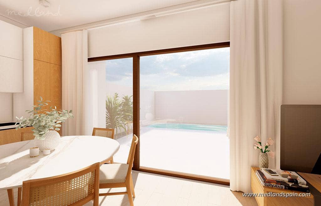 3 sypialnia Dom na sprzedaż w San Javier z basenem garażem - 299 900 € (Ref: 9836504)