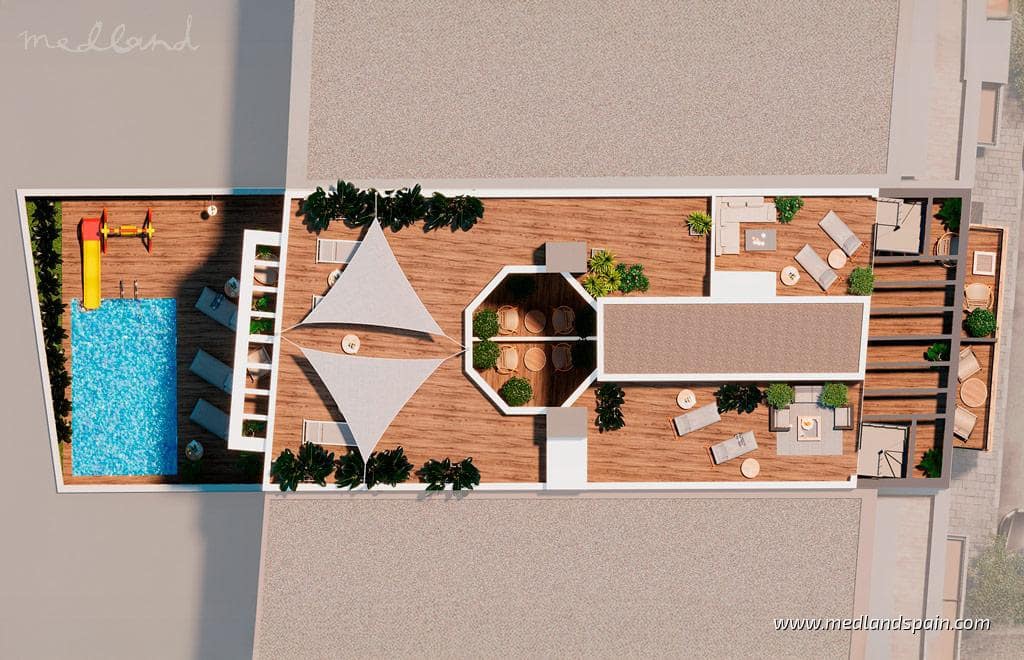 Apartamento de 1 habitación en Torrevieja en venta con piscina - 225.000 € (Ref: 9873208)