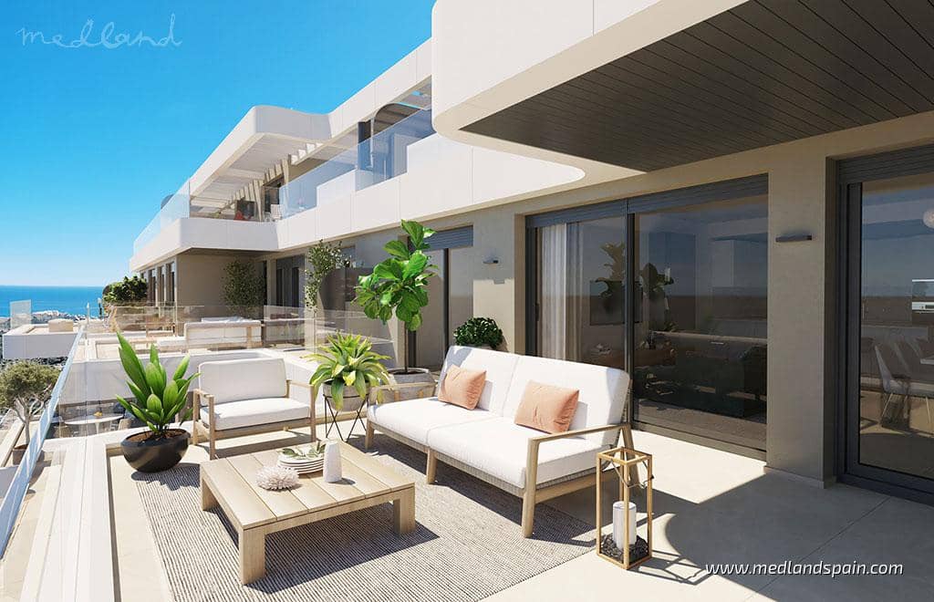 3 sypialnia Apartament na sprzedaż w Mijas Costa z basenem garażem - 690 000 € (Ref: 9907036)